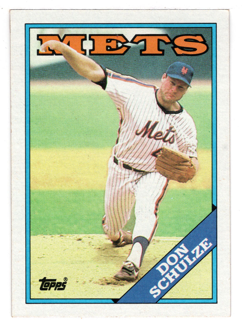 Don Schulze - New York Mets (MLB Baseball Card) 1988 Topps # 131 Mint