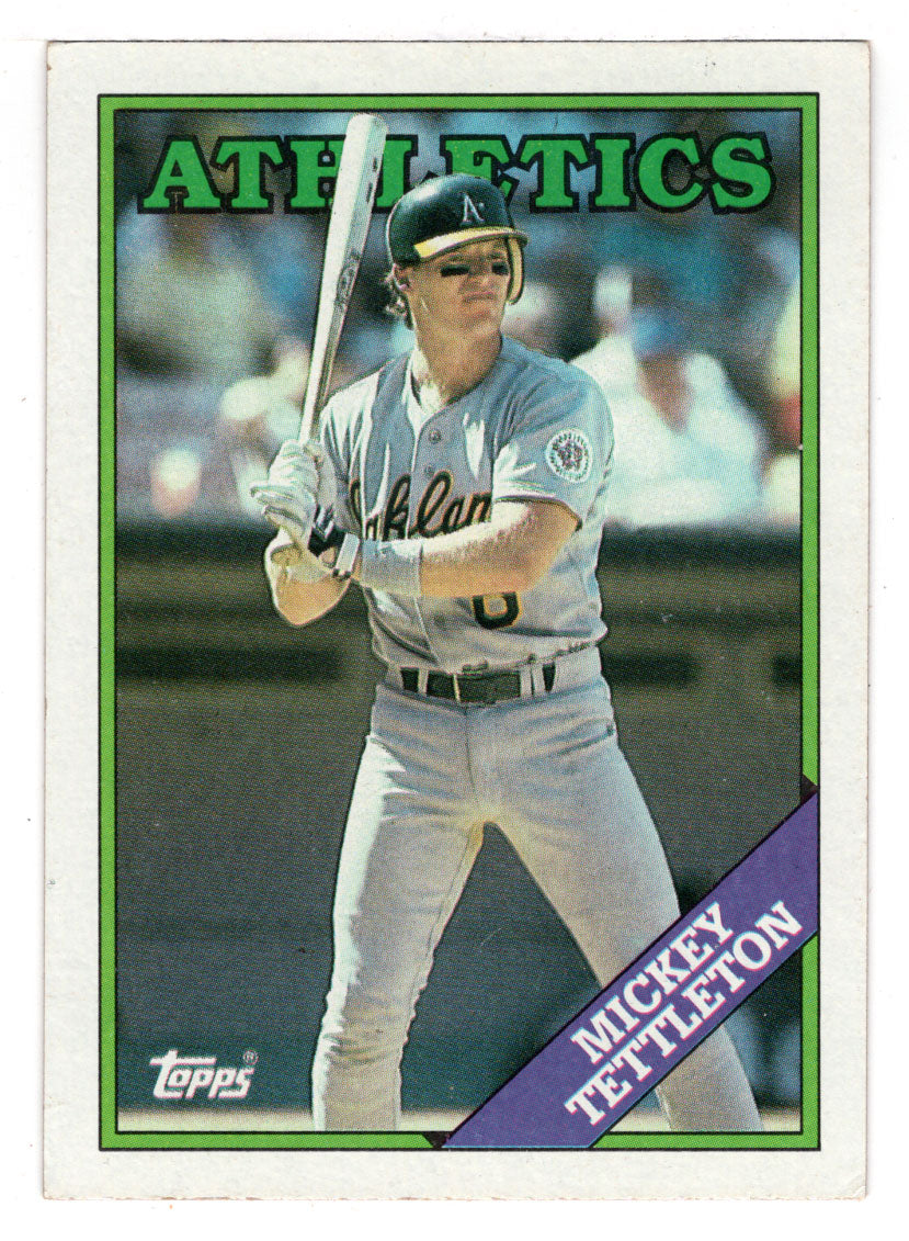 Mickey Tettleton - Oakland Athletics (MLB Baseball Card) 1988 Topps # 143 Mint