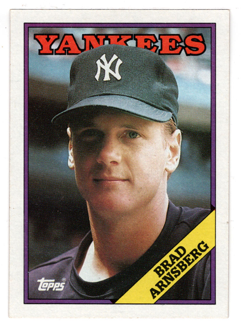 Brad Arnsberg - New York Yankees (MLB Baseball Card) 1988 Topps # 159 Mint