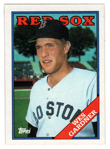 Wes Gardner - Boston Red Sox (MLB Baseball Card) 1988 Topps # 189 Mint