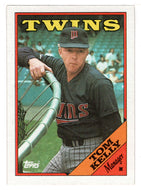 Tom Kelly - Minnesota Twins Team Checklist (MLB Baseball Card) 1988 Topps # 194 Mint