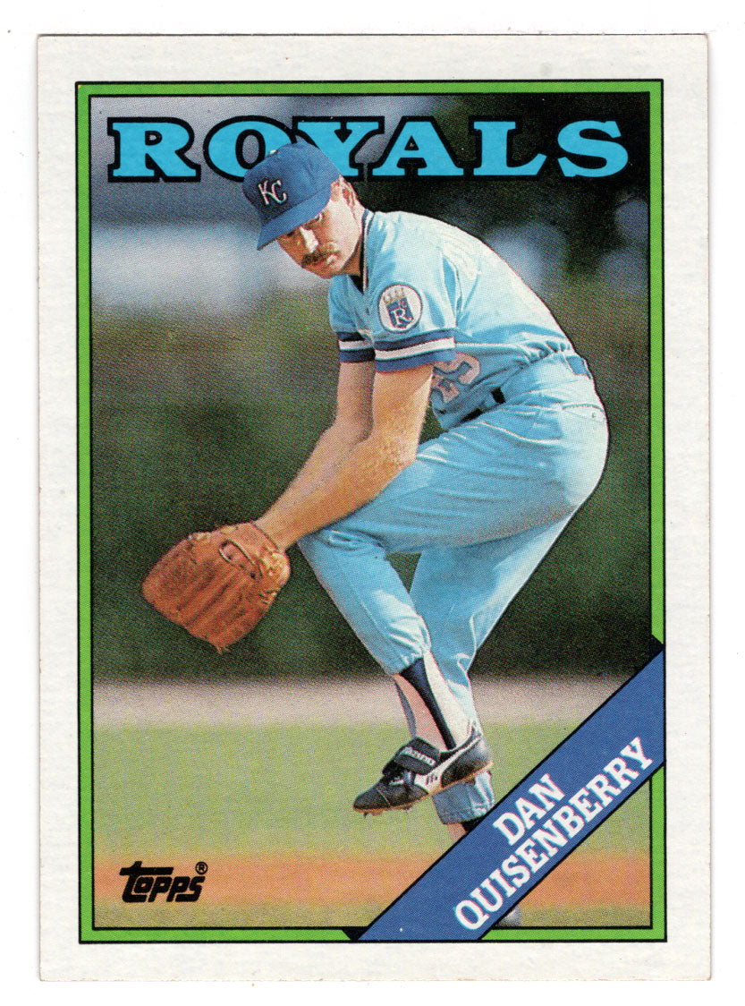 Dan Quisenberry - Kansas City Royals (MLB Baseball Card) 1988 Topps # 195 Mint