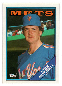 John Mitchell RC - New York Mets (MLB Baseball Card) 1988 Topps # 207 Mint