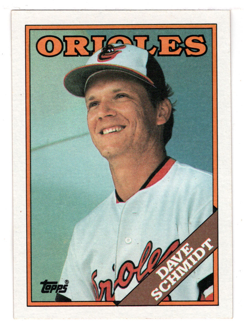 Dave Schmidt - Baltimore Orioles (MLB Baseball Card) 1988 Topps # 214 Mint