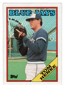 Tom Henke - Toronto Blue Jays (MLB Baseball Card) 1988 Topps # 220 Mint