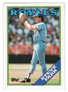 Steve Farr - Kansas City Royals (MLB Baseball Card) 1988 Topps # 222 Mint