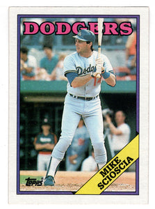 Mike Scioscia - Los Angeles Dodgers (MLB Baseball Card) 1988 Topps # 225 Mint