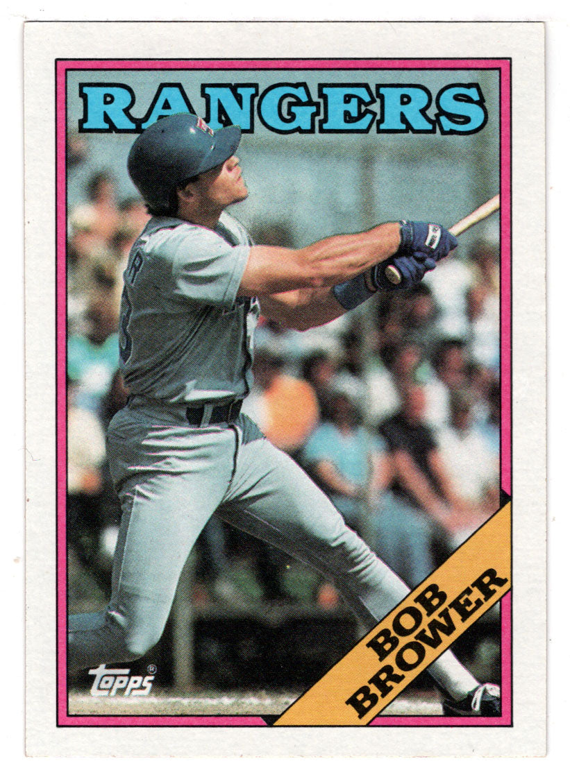 Bob Brower - Texas Rangers (MLB Baseball Card) 1988 Topps # 252 Mint