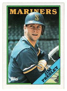 Jim Presley - Seattle Mariners (MLB Baseball Card) 1988 Topps # 285 Mint