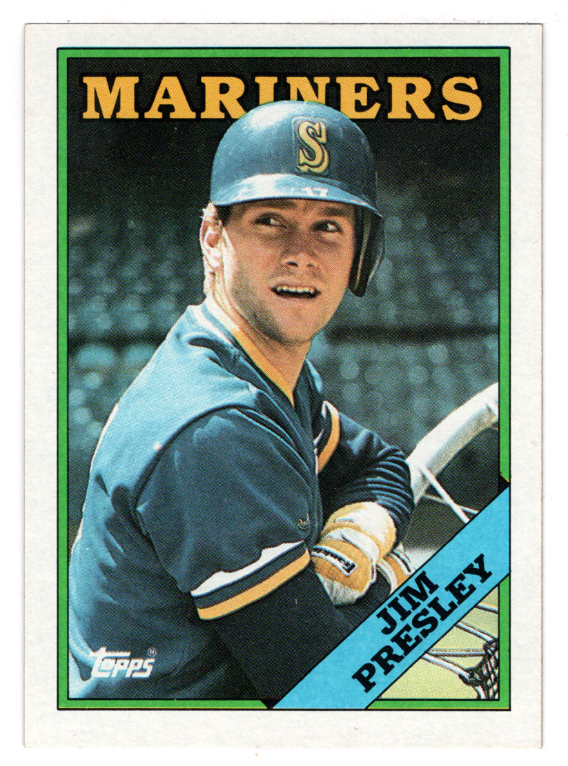 Jim Presley - Seattle Mariners (MLB Baseball Card) 1988 Topps # 285 Mint