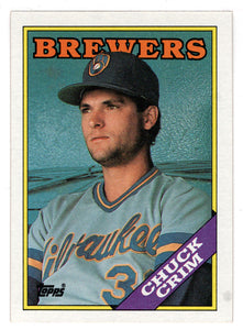 Chuck Crim - Milwaukee Brewers (MLB Baseball Card) 1988 Topps # 286 Mint