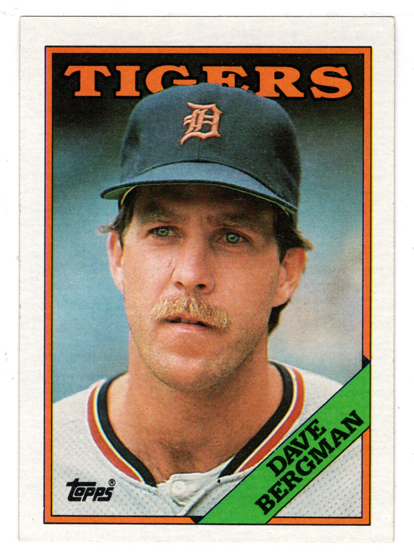 Dave Bergman - Detroit Tigers (MLB Baseball Card) 1988 Topps # 289 Mint