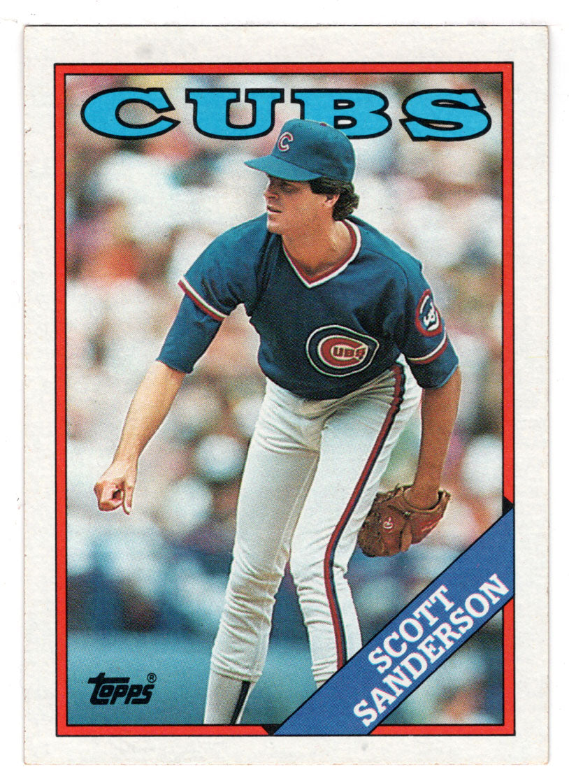Scott Sanderson - Chicago Cubs (MLB Baseball Card) 1988 Topps # 311 Mint