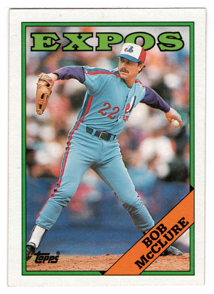 Bob McClure - Montreal Expos (MLB Baseball Card) 1988 Topps # 313 Mint