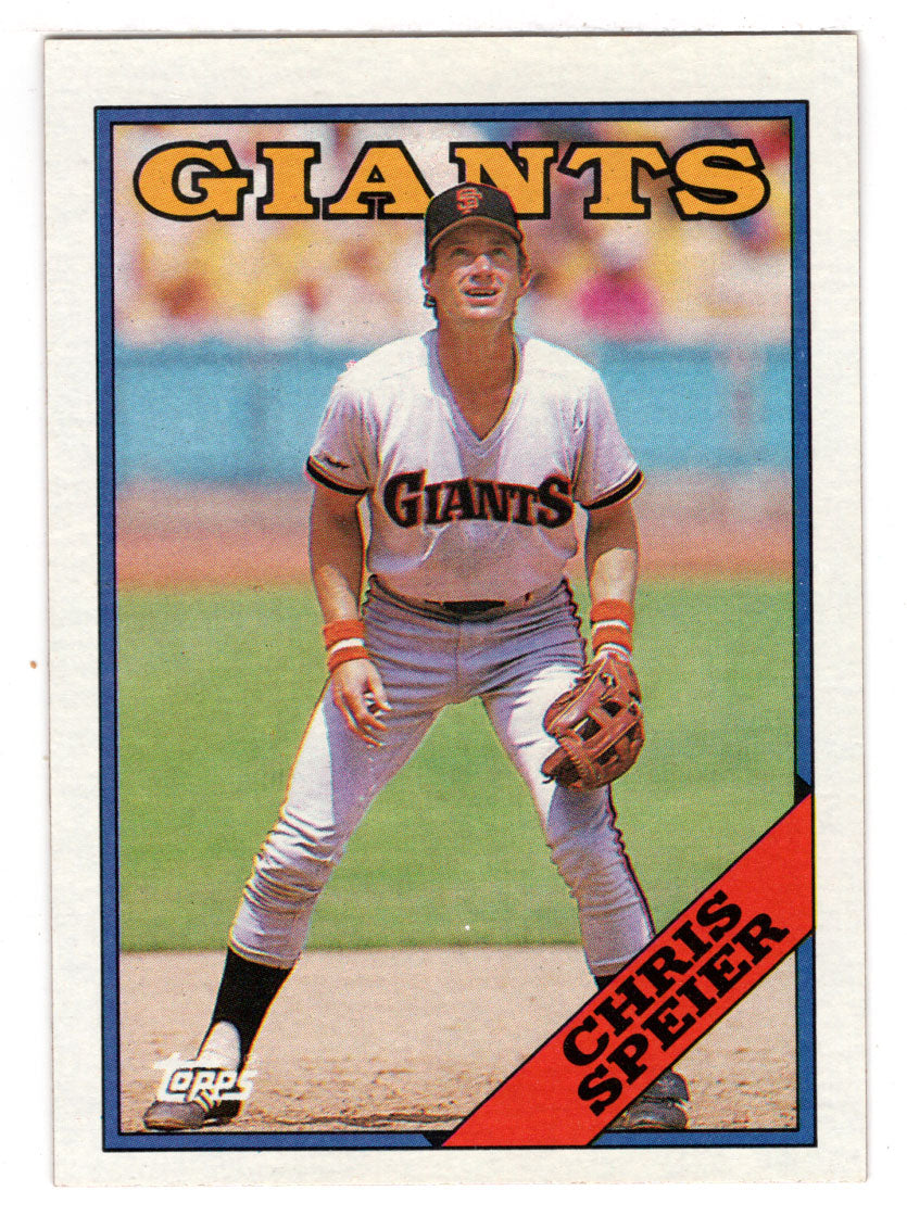 Chris Speier - San Francisco Giants (MLB Baseball Card) 1988 Topps # 329 Mint
