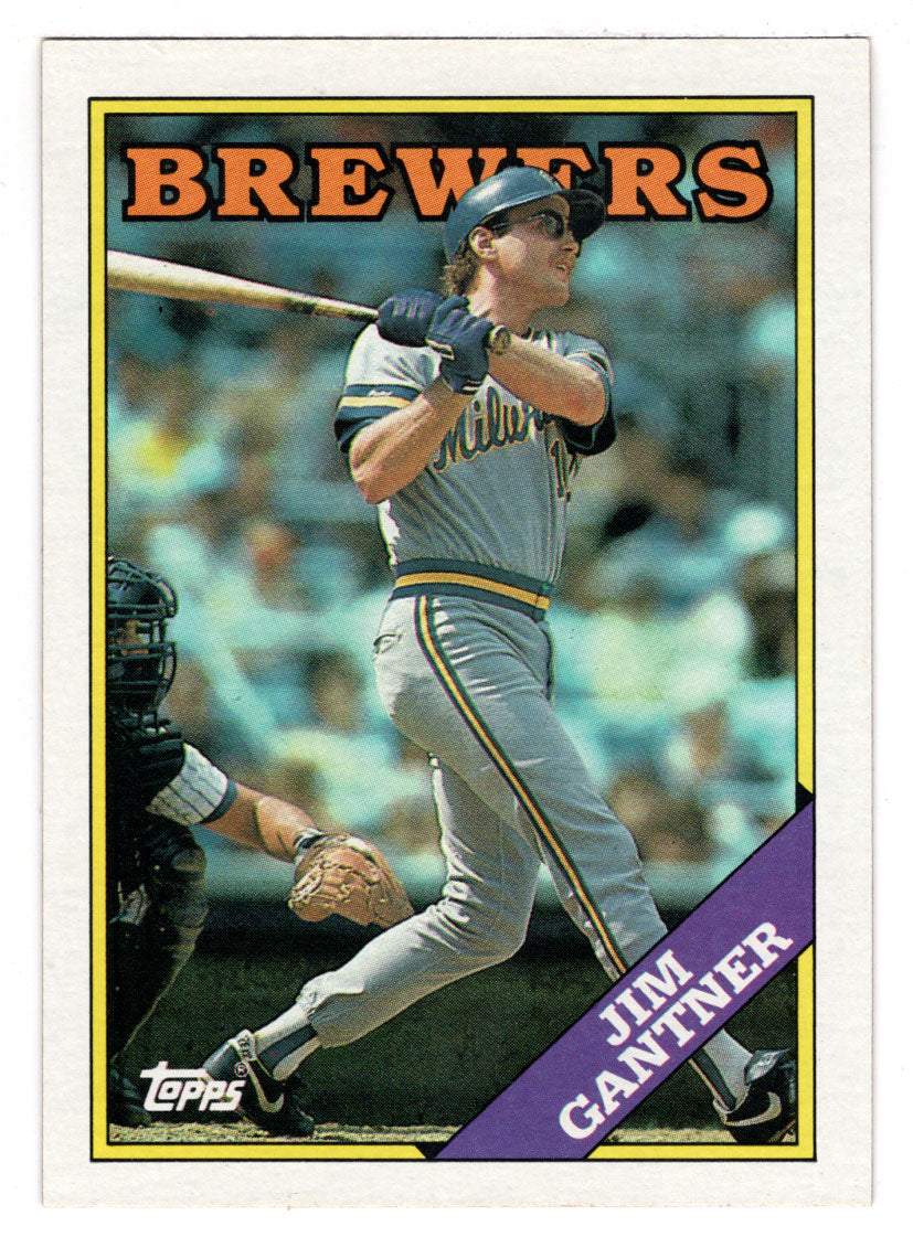 Jim Gantner - Milwaukee Brewers (MLB Baseball Card) 1988 Topps # 337 Mint