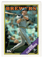 Jim Gantner - Milwaukee Brewers (MLB Baseball Card) 1988 Topps # 337 Mint