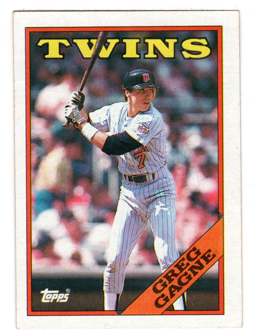 Greg Gagne - Minnesota Twins (MLB Baseball Card) 1988 Topps # 343 Mint