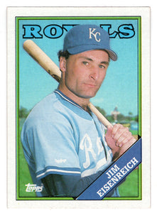 Jim Eisenreich - Kansas City Royals (MLB Baseball Card) 1988 Topps # 348 Mint