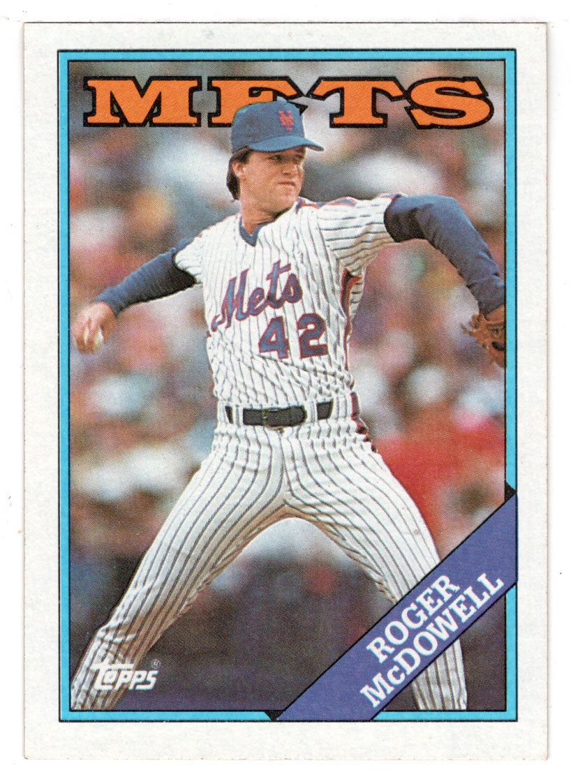 Roger McDowell - New York Mets (MLB Baseball Card) 1988 Topps # 355 Mint