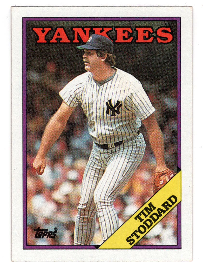 Tim Stoddard - New York Yankees (MLB Baseball Card) 1988 Topps # 359 Mint
