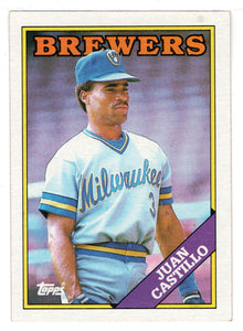 Juan Castillo - Milwaukee Brewers (MLB Baseball Card) 1988 Topps # 362 Mint