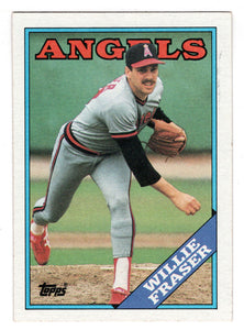 Willie Fraser - California Angels (MLB Baseball Card) 1988 Topps # 363 Mint