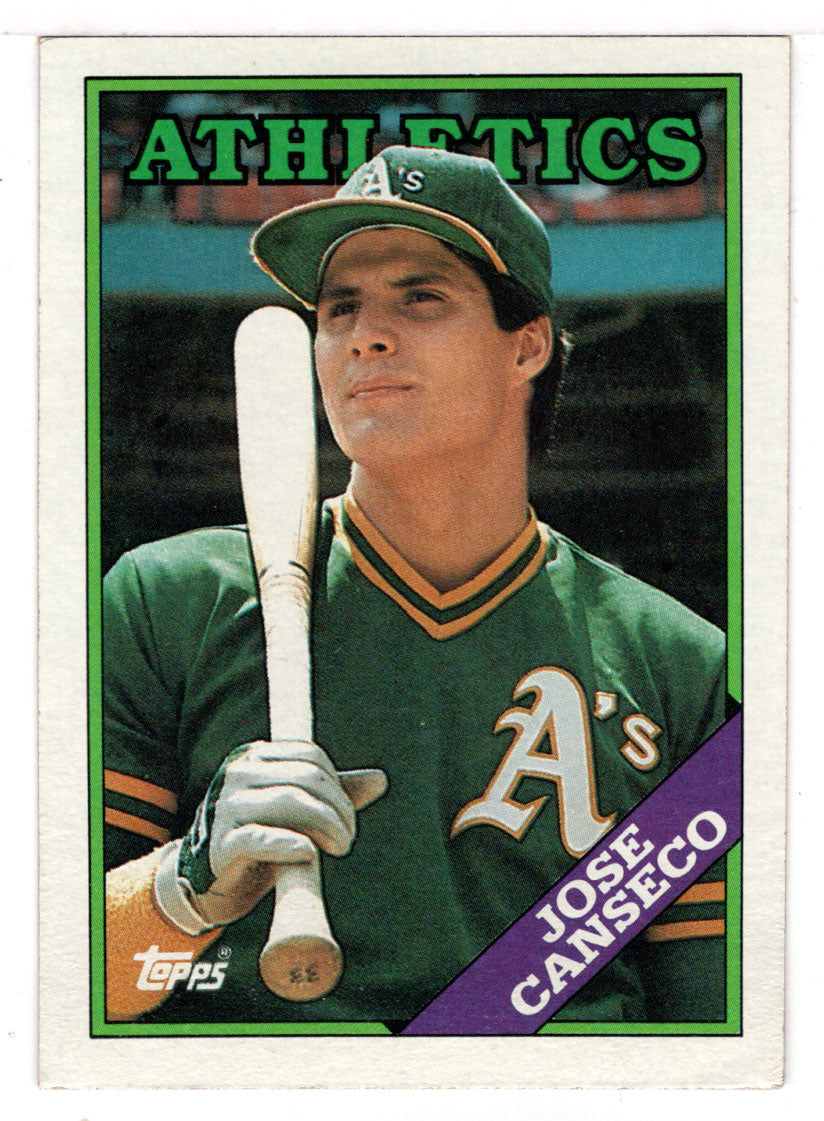 Jose Canseco - Oakland Athletics (MLB Baseball Card) 1988 Topps # 370 Mint