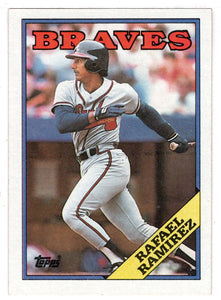 Rafael Ramirez - Atlanta Braves (MLB Baseball Card) 1988 Topps # 379 Mint
