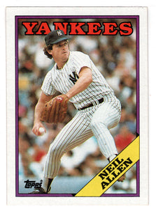 Neil Allen - New York Yankees (MLB Baseball Card) 1988 Topps # 384 Mint