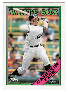 Carlton Fisk - Chicago White Sox (MLB Baseball Card) 1988 Topps # 385 Mint