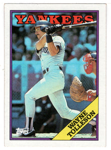 Wayne Tolleson - New York Yankees (MLB Baseball Card) 1988 Topps # 411 Mint