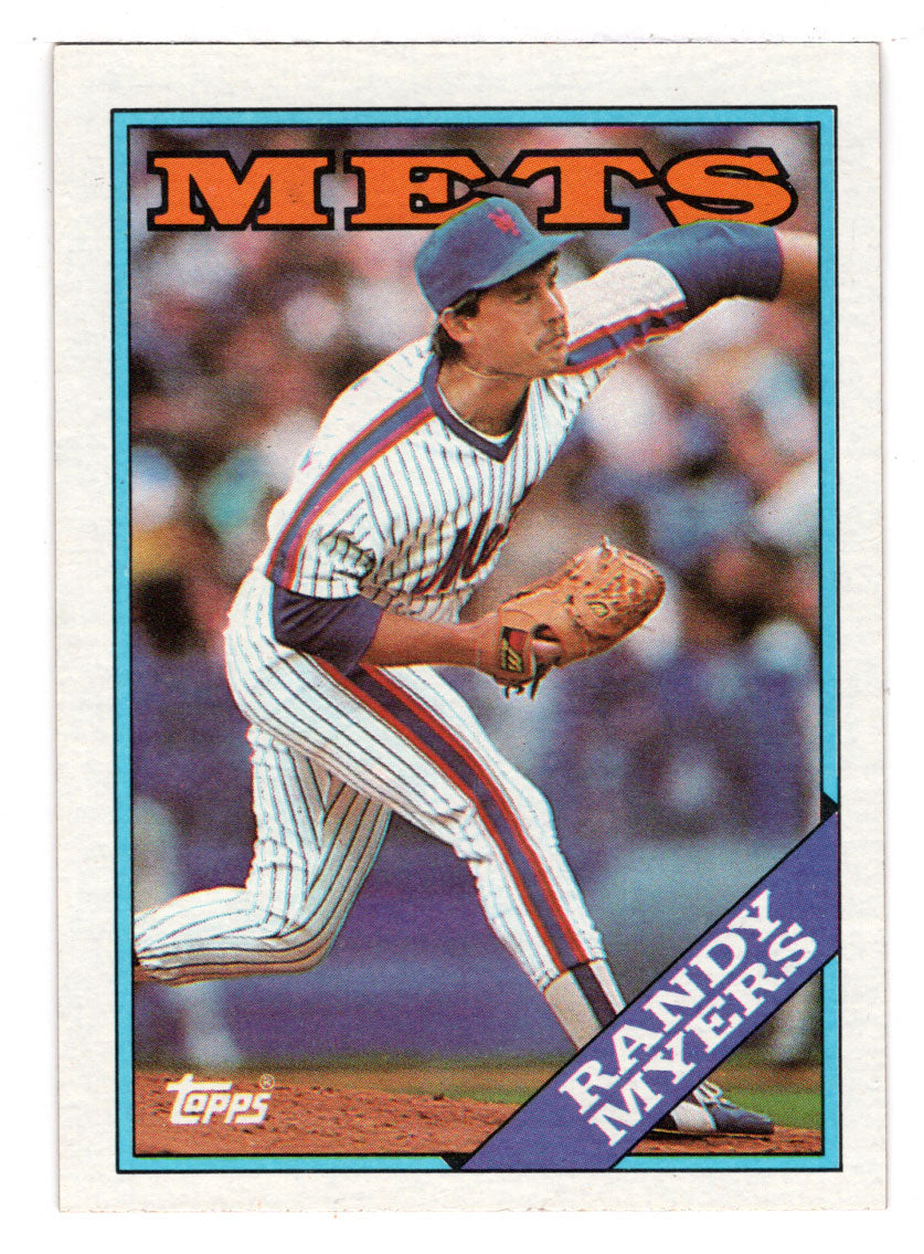 Randy Myers - New York Mets (MLB Baseball Card) 1988 Topps # 412 Mint