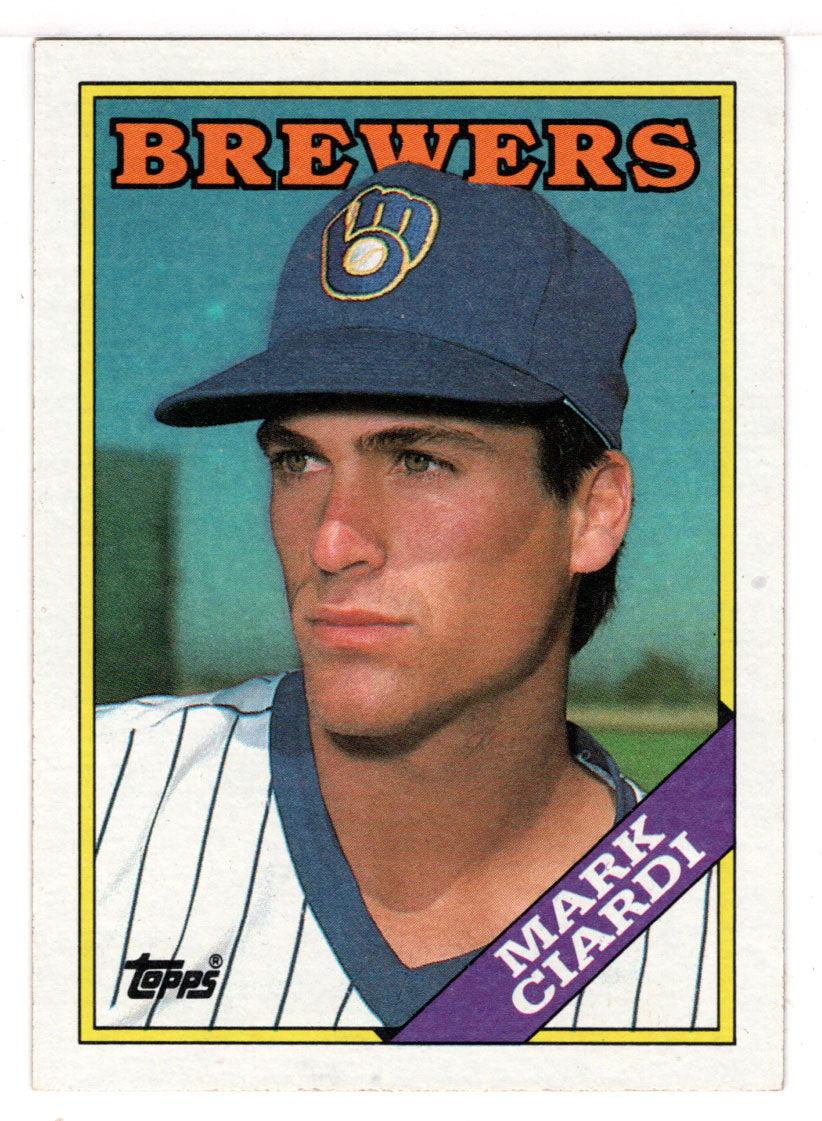 Mark Ciardi - Milwaukee Brewers (MLB Baseball Card) 1988 Topps # 417 Mint