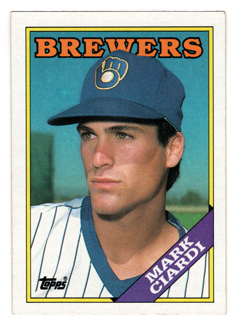 Mark Ciardi - Milwaukee Brewers (MLB Baseball Card) 1988 Topps # 417 Mint
