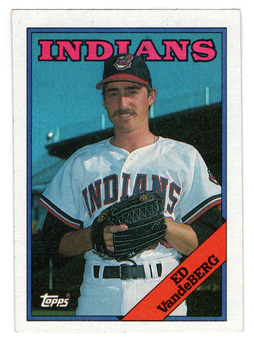 Ed VandeBerg - Cleveland Indians (MLB Baseball Card) 1988 Topps # 421 Mint