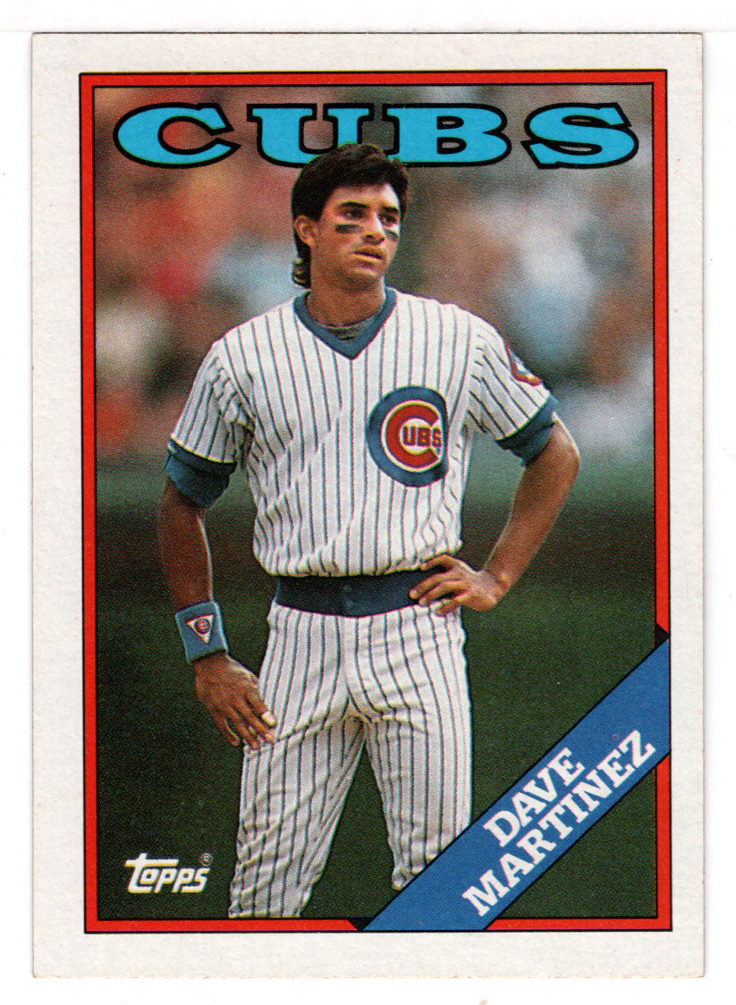 Dave Martinez - Chicago Cubs (MLB Baseball Card) 1988 Topps # 439 Mint