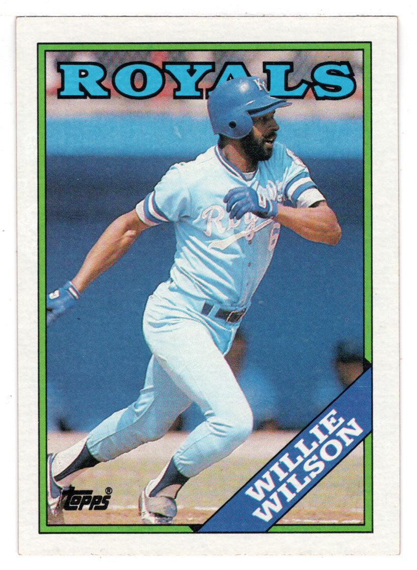 Willie Wilson - Kansas City Royals (MLB Baseball Card) 1988 Topps # 452 Mint
