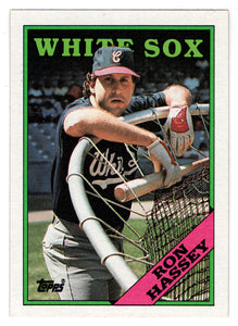Ron Hassey - Chicago White Sox (MLB Baseball Card) 1988 Topps # 458 Mint