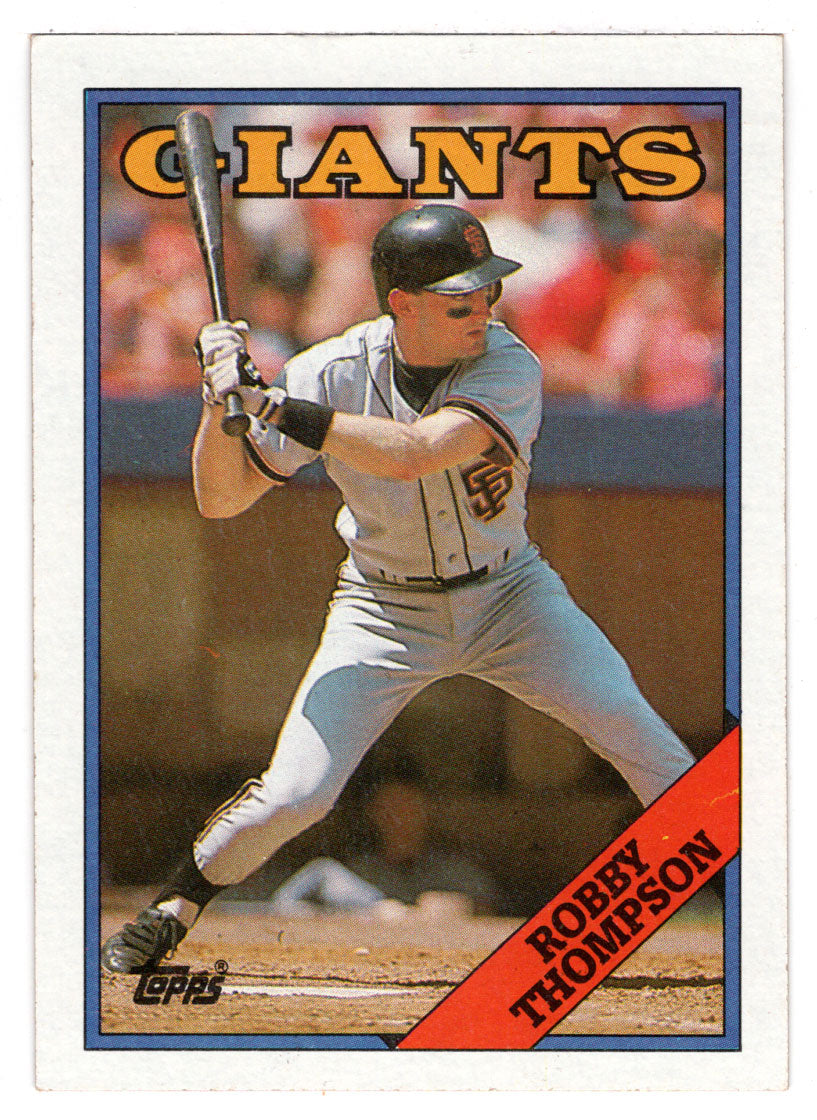 Robby Thompson - San Francisco Giants (MLB Baseball Card) 1988 Topps # 472 Mint