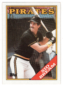 Sid Bream - Pittsburgh Pirates (MLB Baseball Card) 1988 Topps # 478 Mint