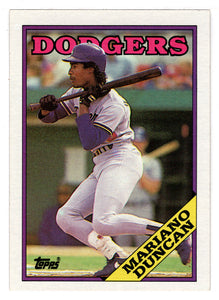 Mariano Duncan - Los Angeles Dodgers (MLB Baseball Card) 1988 Topps # 481 Mint