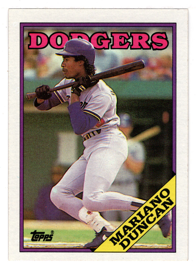 Mariano Duncan - Los Angeles Dodgers (MLB Baseball Card) 1988 Topps # 481 Mint