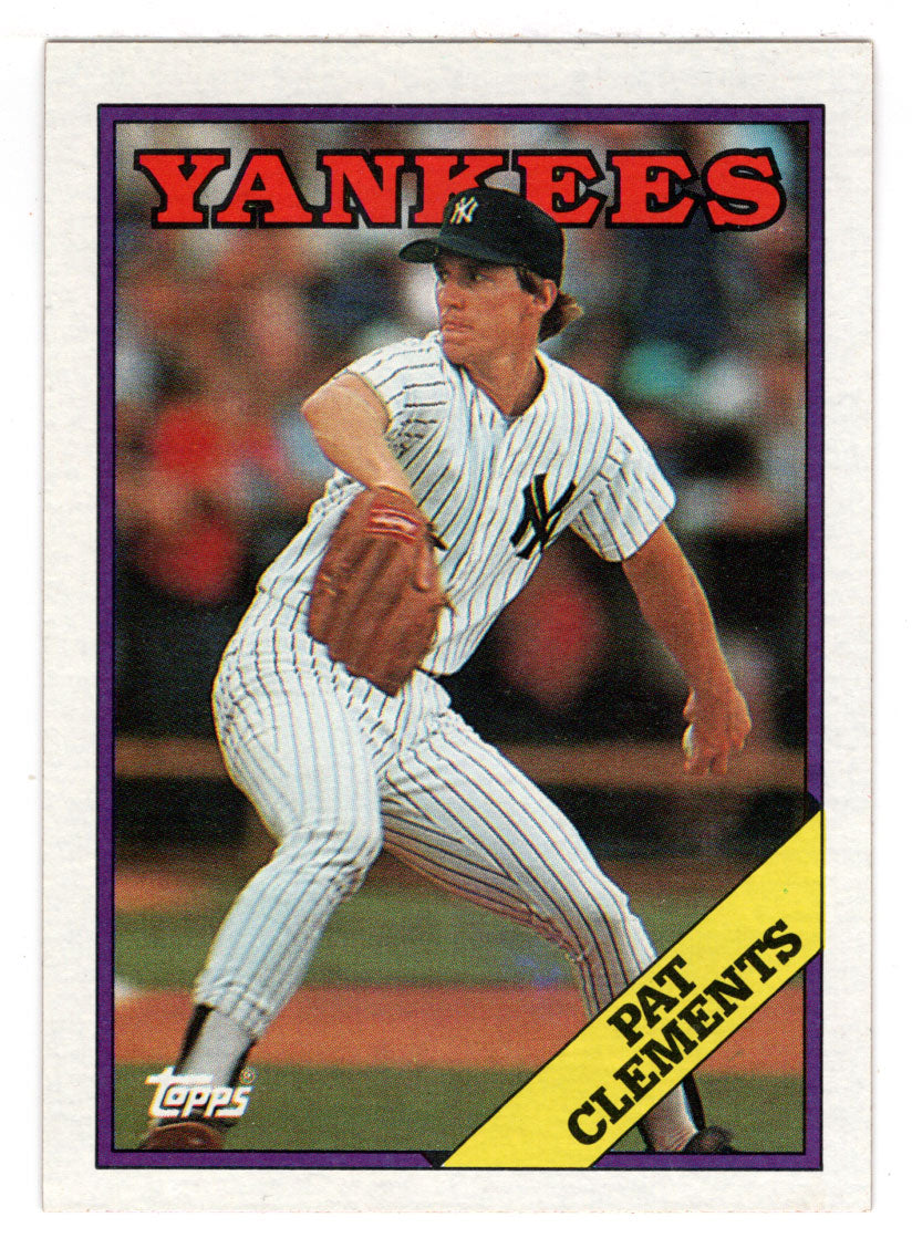 Pat Clements - New York Yankees (MLB Baseball Card) 1988 Topps # 484 Mint