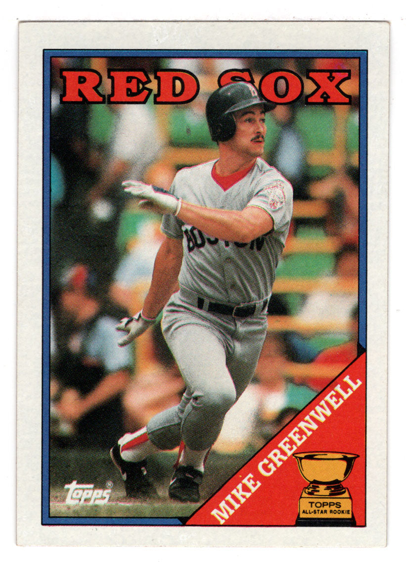 Mike Greenwell - Boston Red Sox (MLB Baseball Card) 1988 Topps # 493 Mint