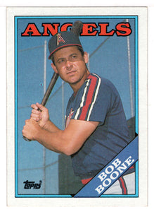 Bob Boone - California Angels (MLB Baseball Card) 1988 Topps # 498 Mint