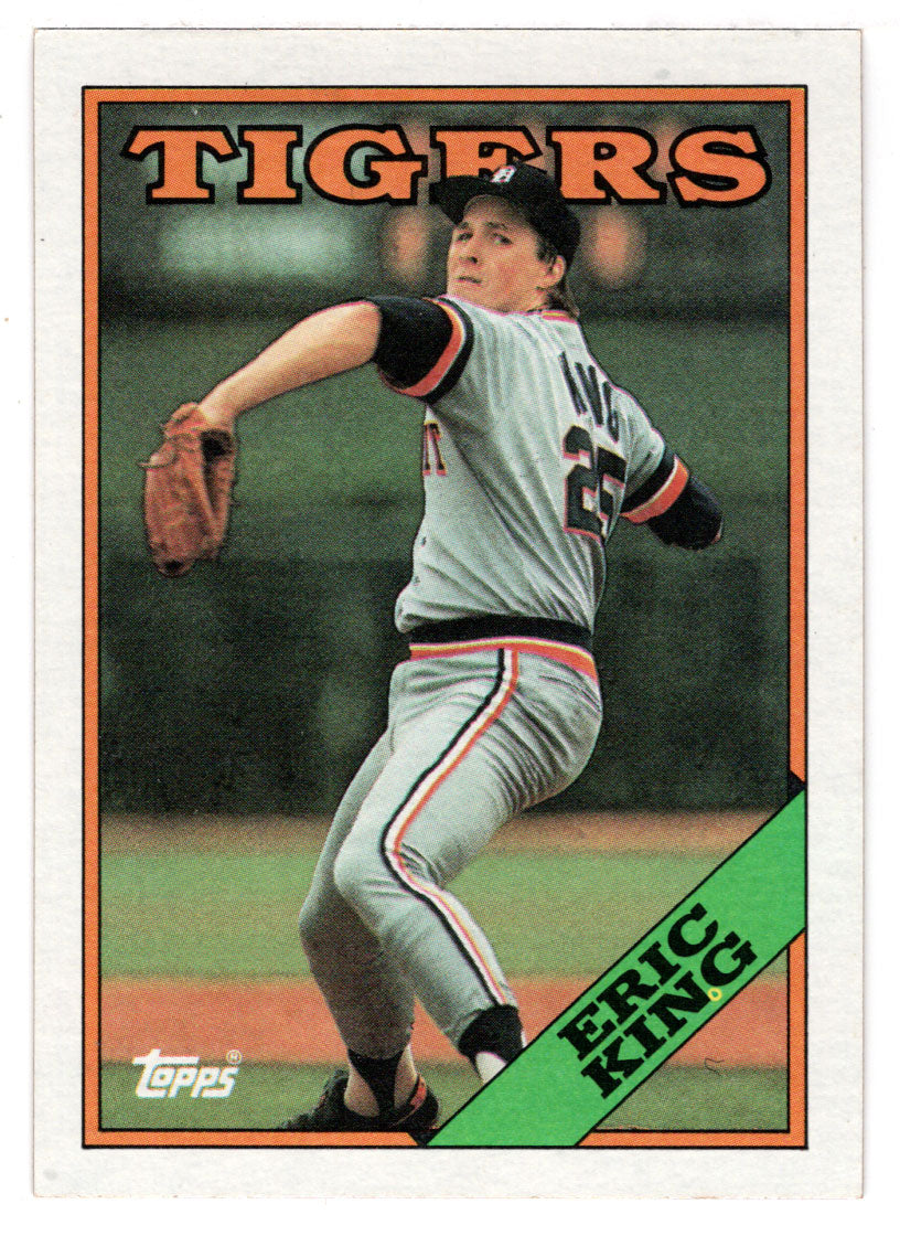 Eric King - Detroit Tigers (MLB Baseball Card) 1988 Topps # 499 Mint