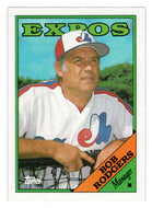 Bob Rodgers - Montreal Expos Team Checklist (MLB Baseball Card) 1988 Topps # 504 Mint