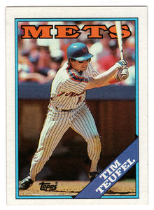 Tim Teufel - New York Mets (MLB Baseball Card) 1988 Topps # 508 Mint