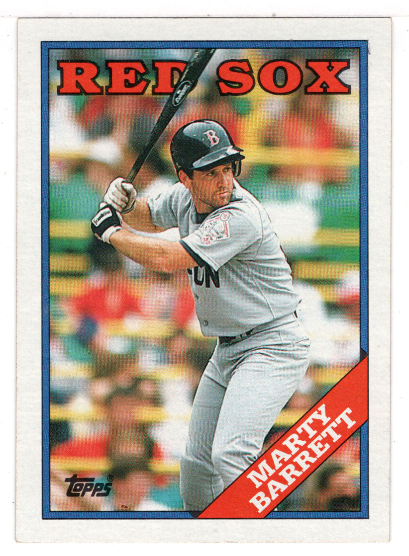 Marty Barrett - Boston Red Sox (MLB Baseball Card) 1988 Topps # 525 Mint
